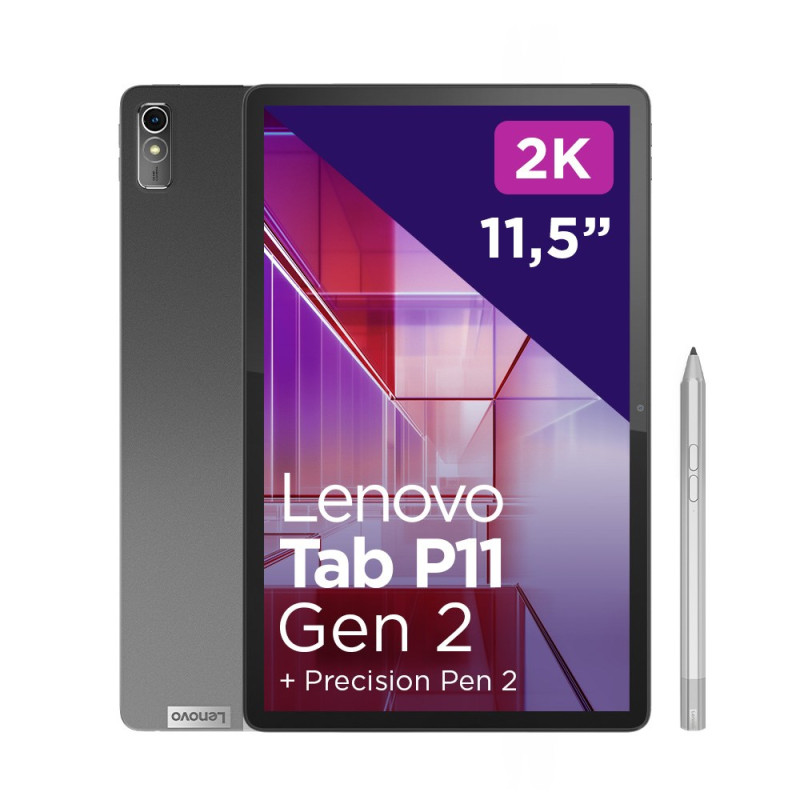 Lenovo Tab P11 (2nd Gen) MediaTek Helio G99 11.5" 2K IPS 400nits 120Hz 4/128GB ARM Mali-G57 Android Storm Grey Lenovo Tab P11 (2nd Gen) MediaTek Helio G99 11.5" 2K IPS 400nits 120Hz 4/128GB ARM Mali-G57 Android Storm Grey