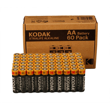 KODAK BATERIE ALKALICZNE XTRALIFE AA LR6 X 60 SZT.