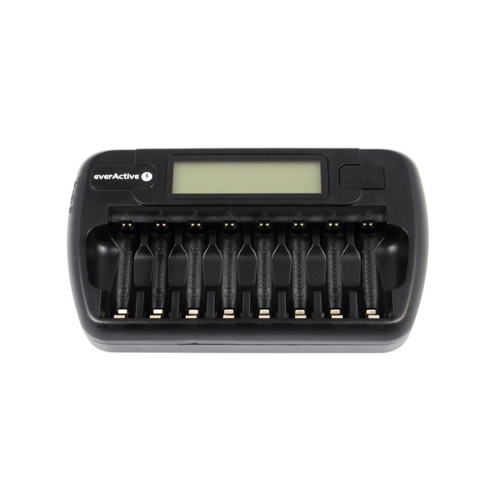 EVERACTIVE ŁADOWARKA PROCESOROWA AAA/AA, 8 W PEŁNI NIEZALEŻNYCH KANAŁÓW, ŁADOWANIE, ODŚWIEŻANIE, ADAPTER 12V W ZEST. NC-800 EVERACTIVE ŁADOWARKA PROCESOROWA AAA/AA, 8 W PEŁNI NIEZALEŻNYCH KANAŁÓW, ŁADOWANIE, ODŚWIEŻANIE, ADAPTER 12V W ZEST. NC-800