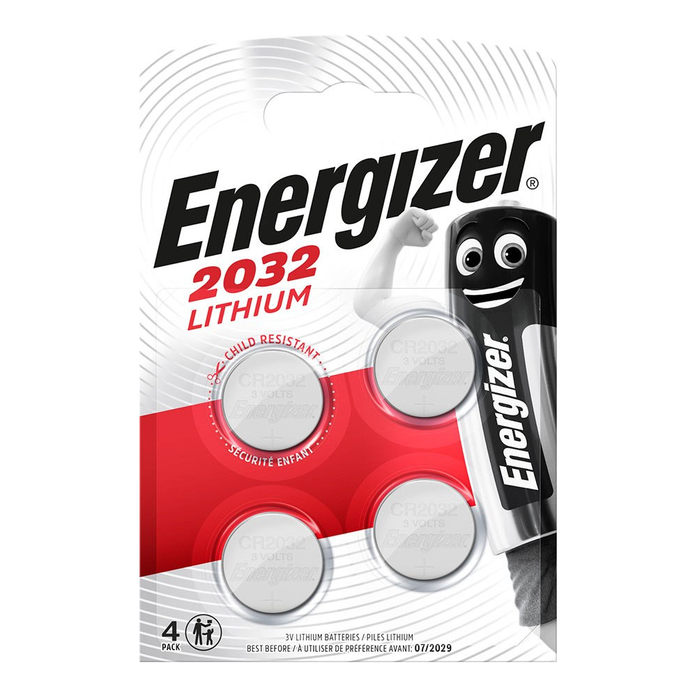 ENERGIZER BATERIE SPECJALISTYCZNA CR2032, 4 SZTUKI 3V