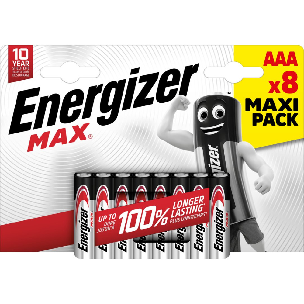 ENERGIZER BATERIE MAX AAA LR03 /8 ECO ENERGIZER BATERIE MAX AAA LR03 /8 ECO