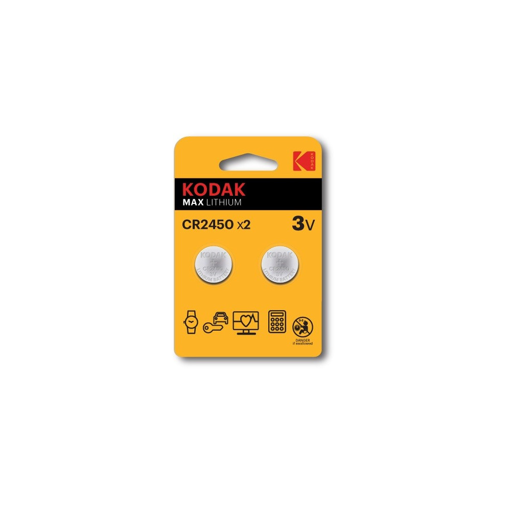 KODAK BATERIE LITOWE MAX CR 2450 BLISTER X 2 SZT.