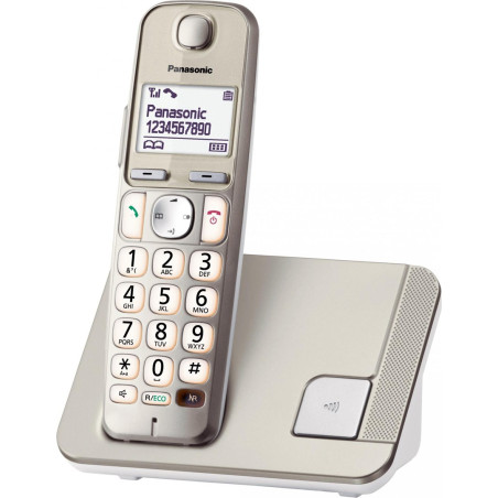 Telefon bezprzewodowy Panasonic KX-TGE 210PDN Srebrny