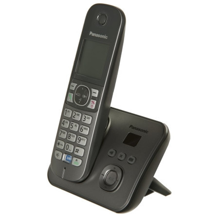 Telefon bezprzewodowy Panasonic KX-TG 6821PDM Czarny