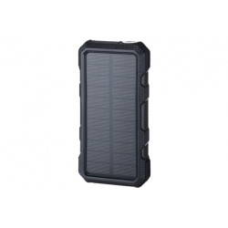 POWERNEED POWER BANK Z PANELEM SOLARNYM 20000MAH LI-POLY PV 1,5W QI 2A USB QC 3.0 LED POWER DELIVERY CZARNY S20000B