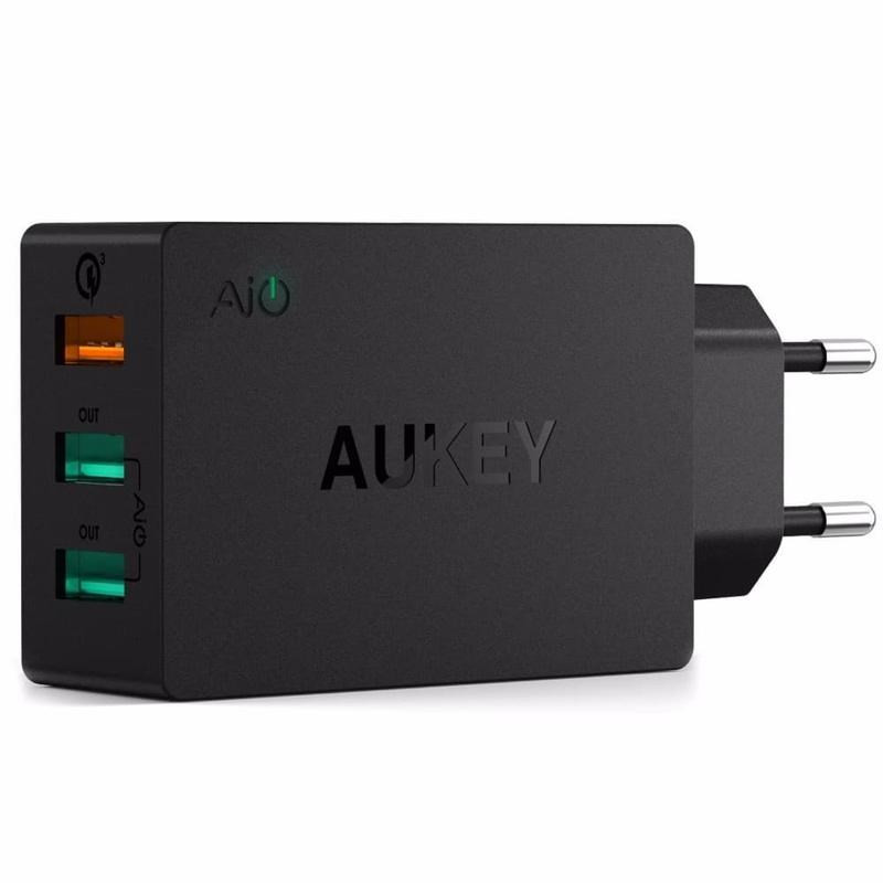 AUKEY 3XUSB ŁADOWARKA SIECIOWA PA-T14 BLACK AUKEY 3XUSB ŁADOWARKA SIECIOWA PA-T14 BLACK