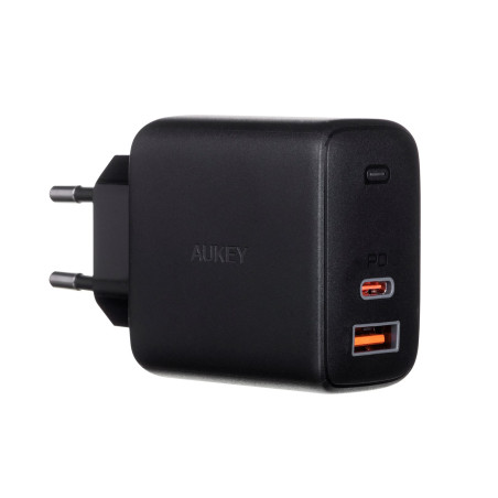 AUEKY PA-B3 BLACK ŁADOWARKA SIECIOWA 65W 2XUSB-C