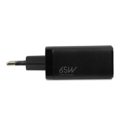 ŁADOWARKA SIECIOWA I-BOX C-65 GAN PD65W KABEL, CZARNA